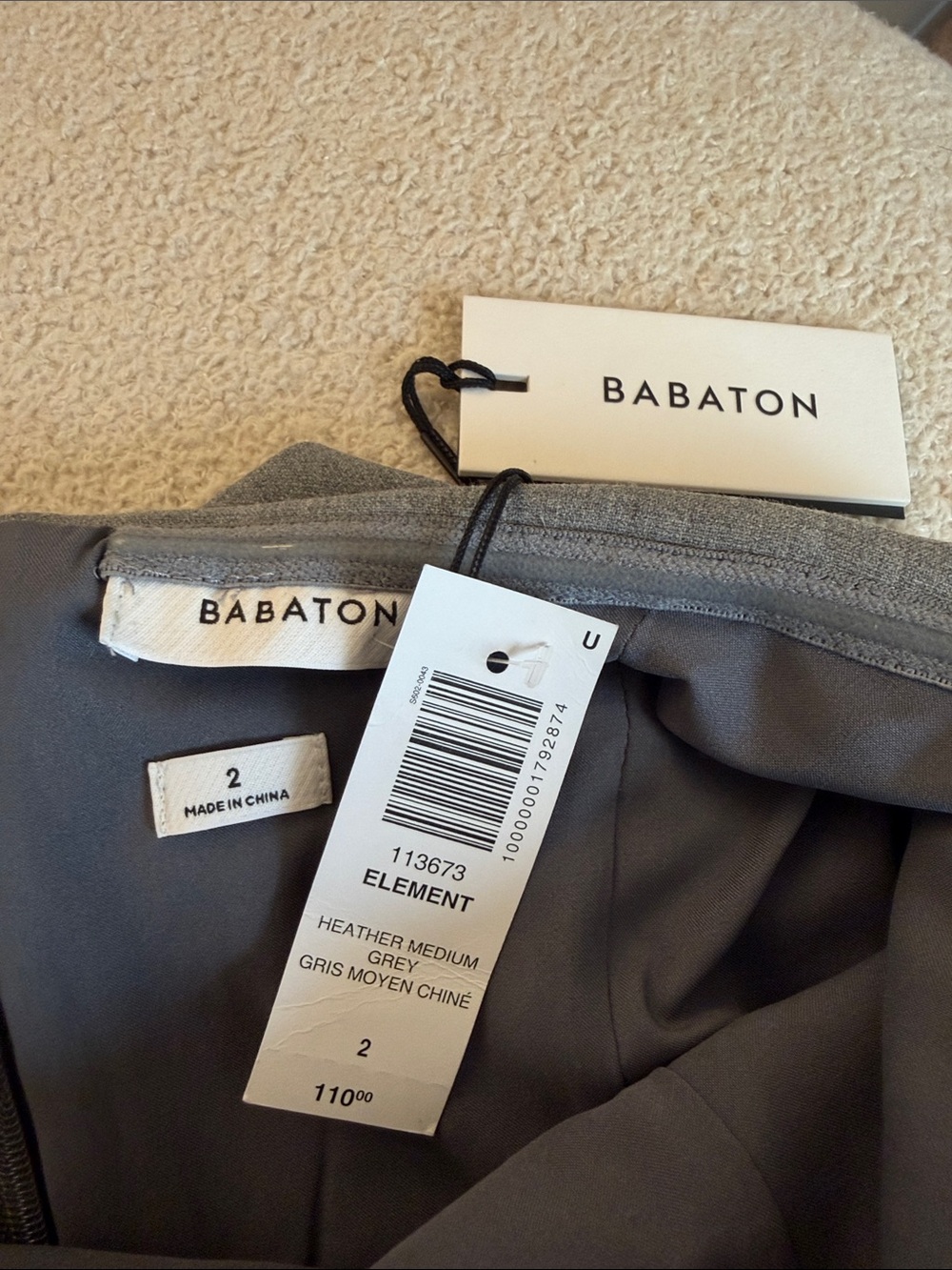Aritzia Babaton Element Tube Top in Heather Grey - Picture 6 of 8